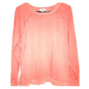 Peach/Coral Old Navy Sweatshirt